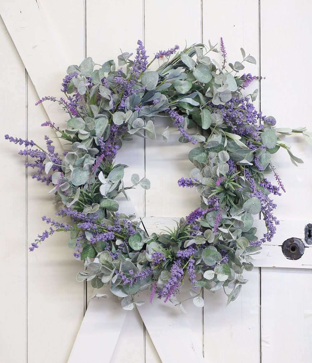 Lavender Wreath Spring Floral Design