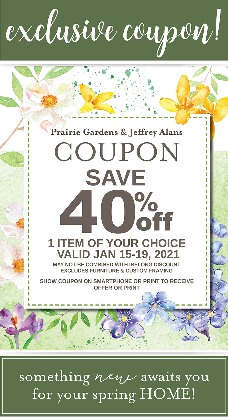 Specials & Savings Prairie Gardens & Jeffrey Alans