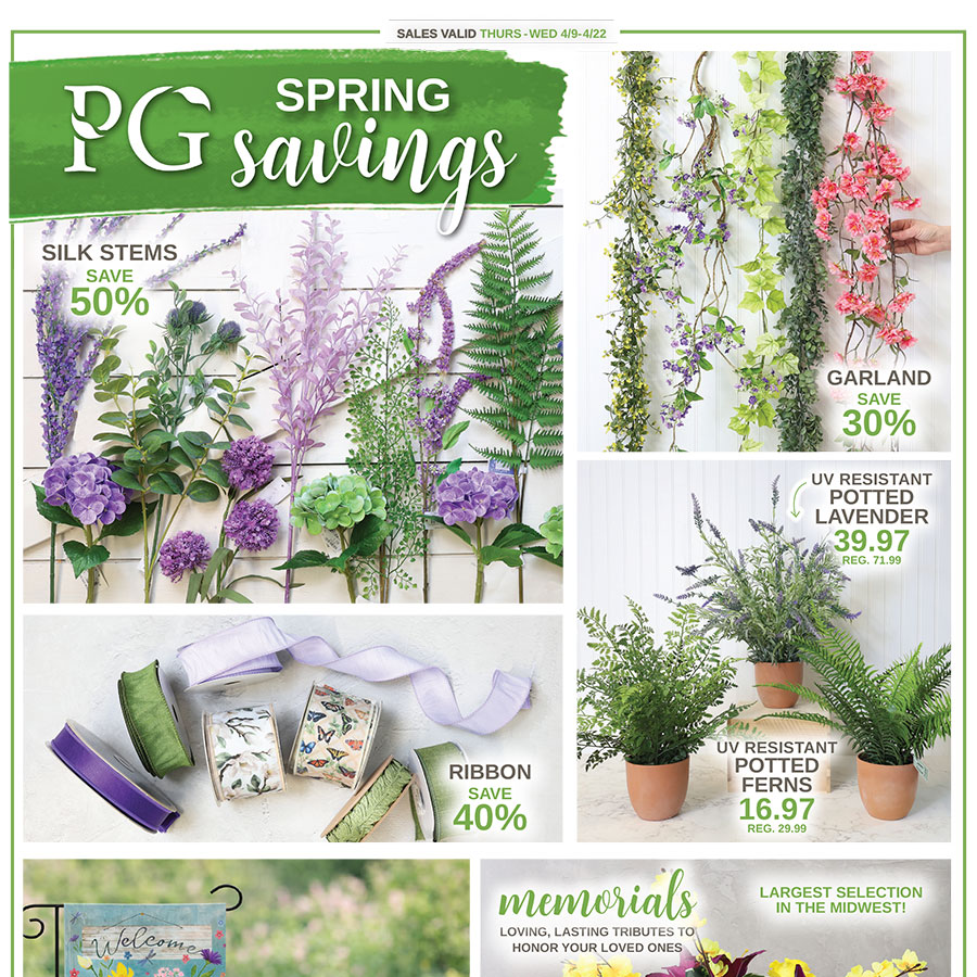 PG April 9 – April 22  Specials